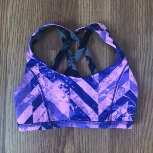 Ivivva Size 6 Vitality Reversible Sports Bra